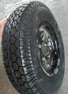  4.00-10 5.00-10 rueda de goma para el perforador de cultivador