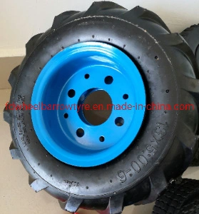 4.00-8 4.00-10 Rueda de goma de alta calidad con Tubeless utilizada para la Agricultura la máquina