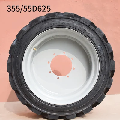 315/55D20 355/55D625 suministro de fábrica neumático sólido sin pinchazos para Elevadores de pluma