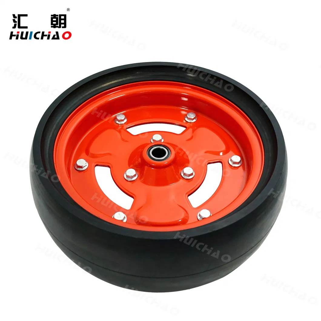 Spoked Steel Rim Semi Pneumatic Tyre 320X110mm Press Wheel for Agricultural Planter