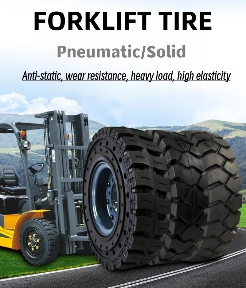 Top value 23x9-10 forklift solid tires wear-resistant explosion-proof and puncture-proof tire in stock