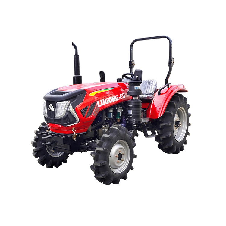 China Lugong Fram Wheel Tractors Agricultural Tyre Agricola Selling Farm Airconditioner Tractor Lt604-1
