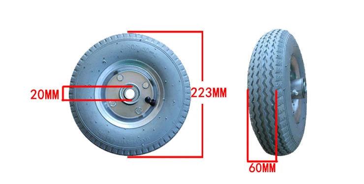 2.80/2.50-4 Pneumatic Wheel for Carts Pneumatic Air Rubber Wheel