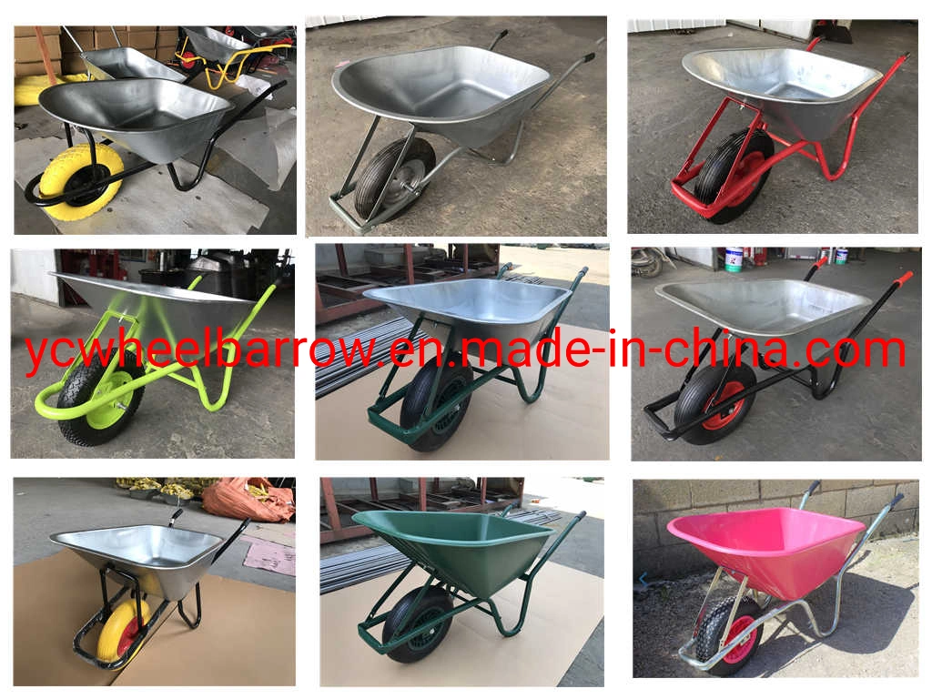 Heavy Duty Kruiwagen Steel Builders Garden Wheelbarrow