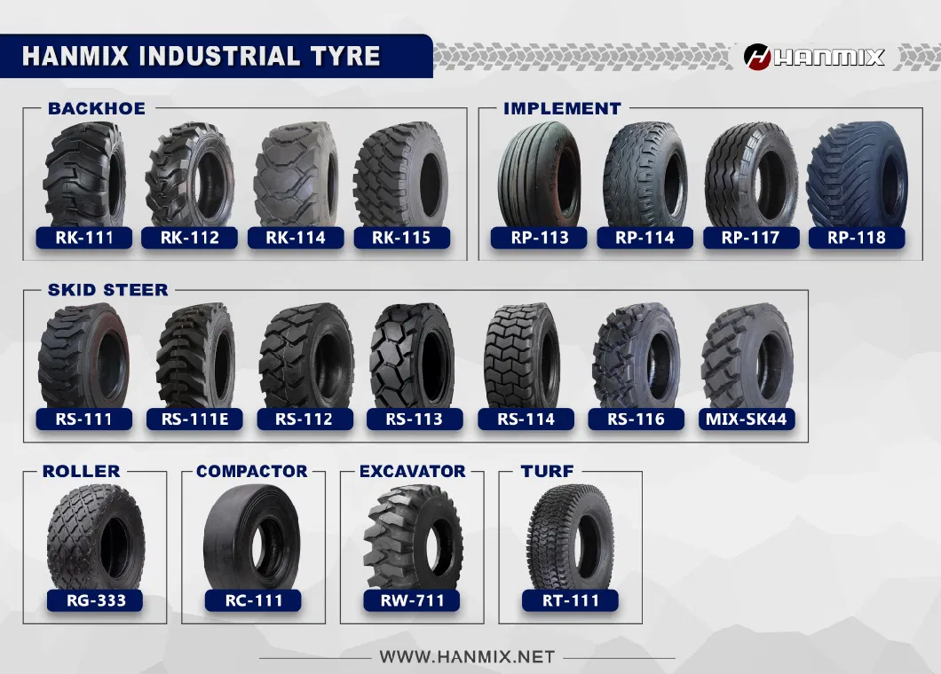 Hanmix Agricultural Tire F1/F2/F3 Tire Neumaticos Agric RP-115 Agricultural Tire 4.00-12, 5.00-15, 6.00-16, 6.50-20, 7.5L-15, 7.50-20, 9.00-16, 11L-15, 10.00-16