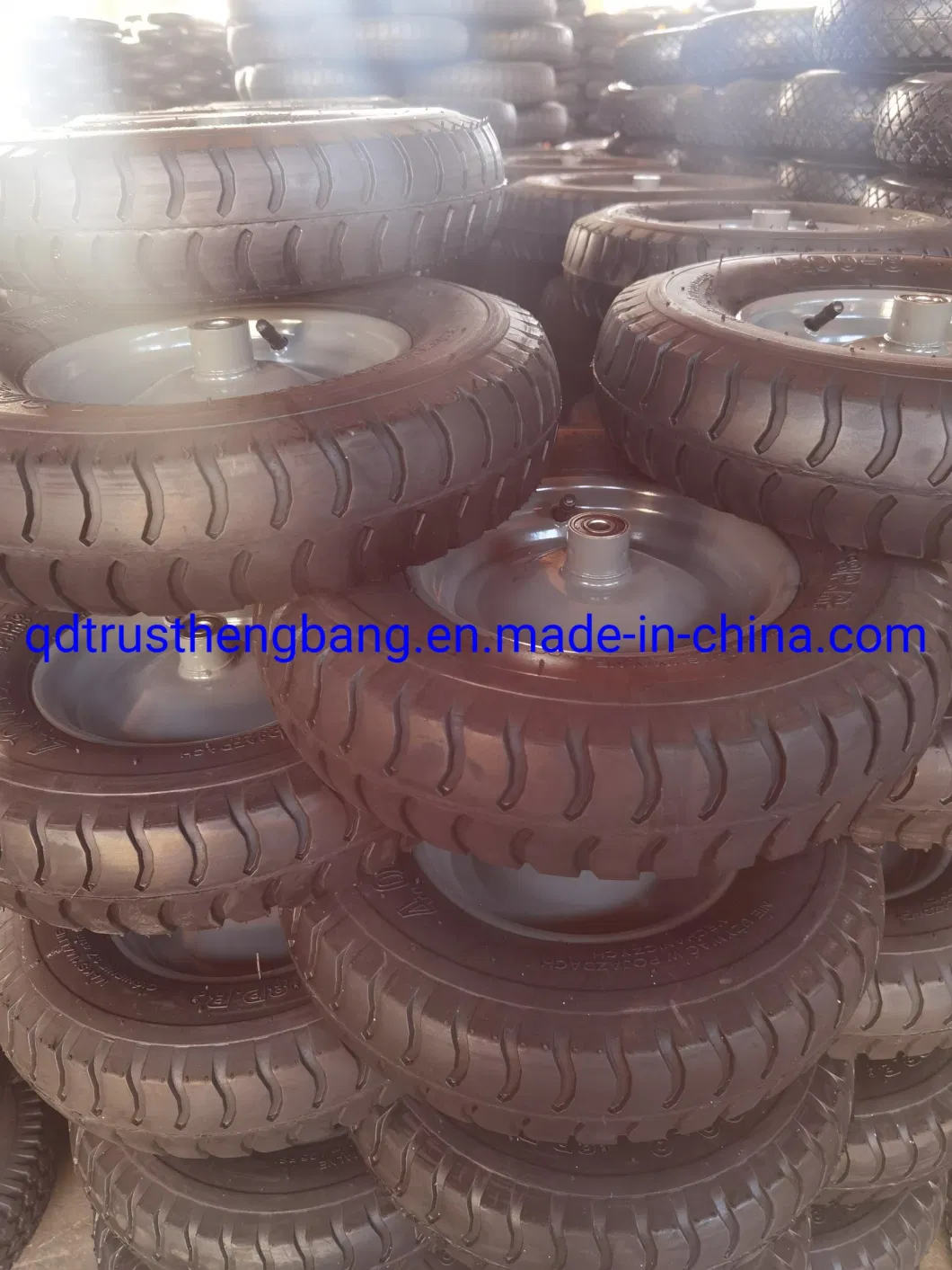 Pneumatic Inflatable Rubber 3.50-8 Wheelbarrow Wheel Barrow Tire Wheel with 3.50-8