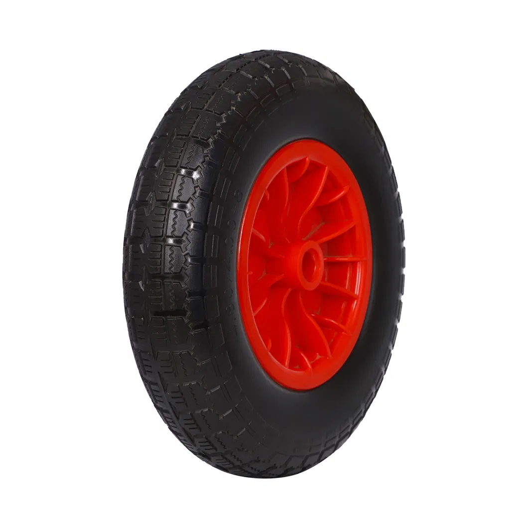 Maxtop 4.80/4.00-8 Wheelbarrow Flat Free PU Foam Wheels