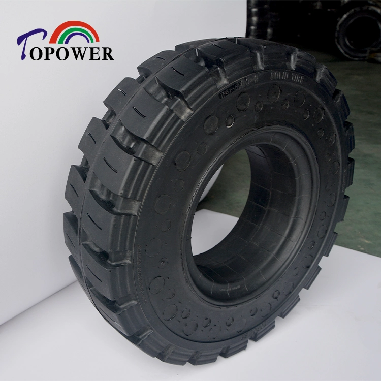 Industrial Solid Rubber Tire 6.00-9 600-9 6.00X9 Forklift Solid Tyre