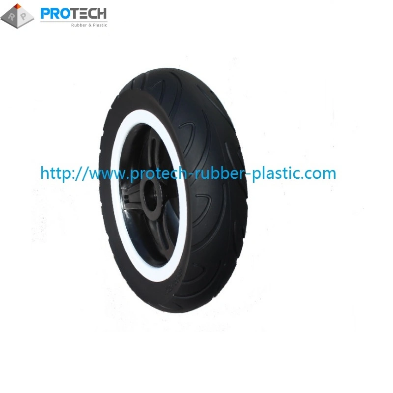 Customized Hand Trolley PU Foam/Foaming Tyre Wheelbarrow / Barrow Solid Rubber Wheel