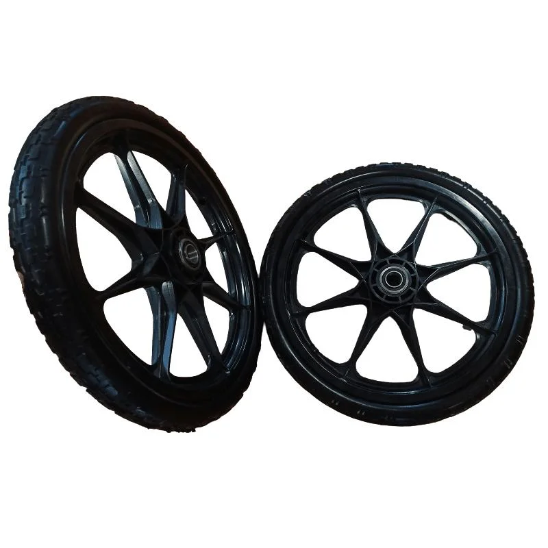 16&quot; Flat Free Solid Polyurethane Tire for Wheelbarrow/Hand Truck/Tool Cart