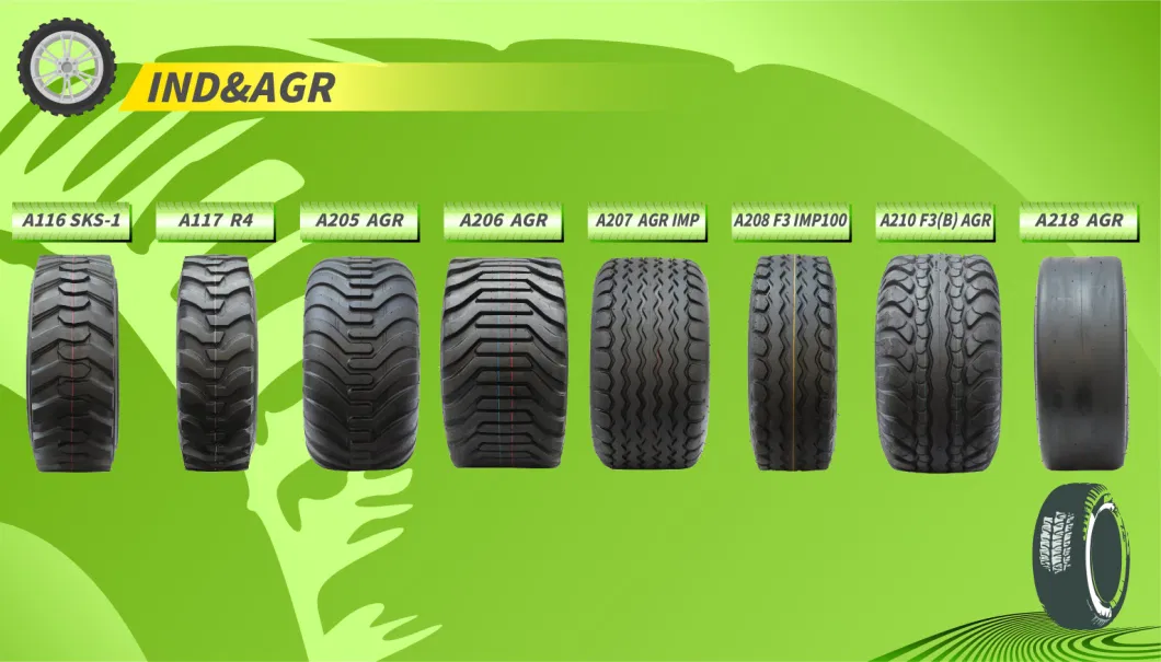 Wear Resistant 6.50-10, 205X8.5-8, 28X9-15 Inudstrial Tyres for Forklifts