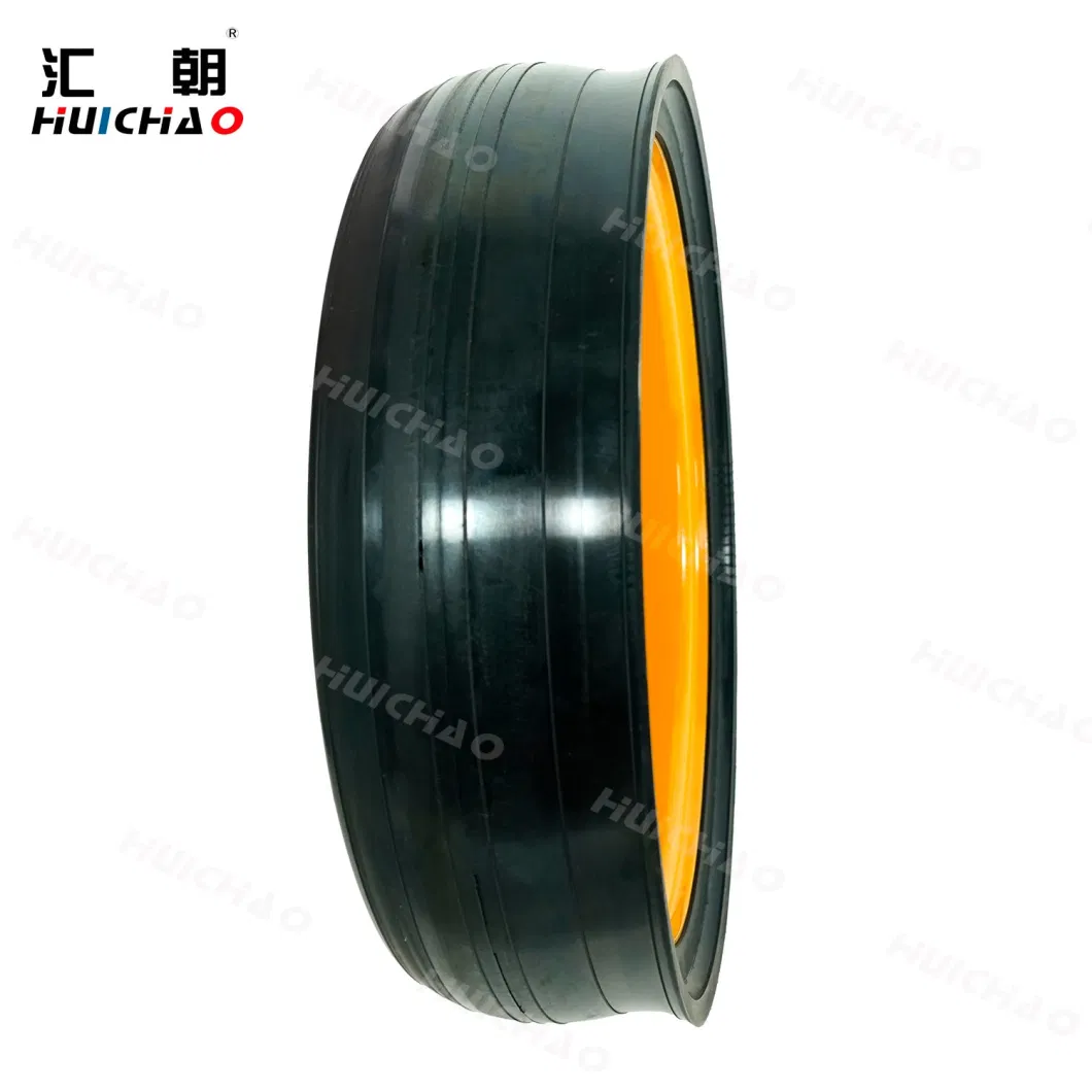 400X114mm Seeder Gauge Wheel 16X4.5 Spoked with Rubber Tire for Planter