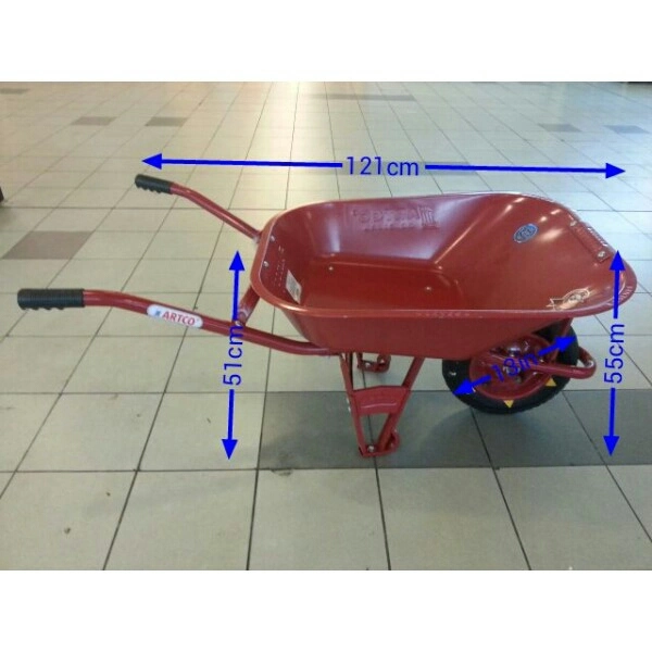 Wheel Barrow with Solid Wheel and Platstic Tray