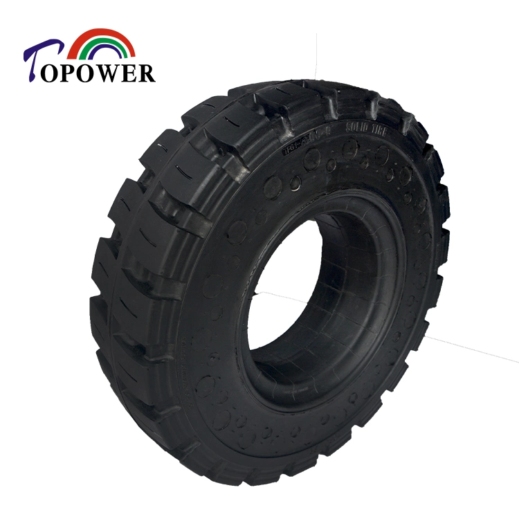 Industrial Solid Rubber Tire 6.00-9 600-9 6.00X9 Forklift Solid Tyre