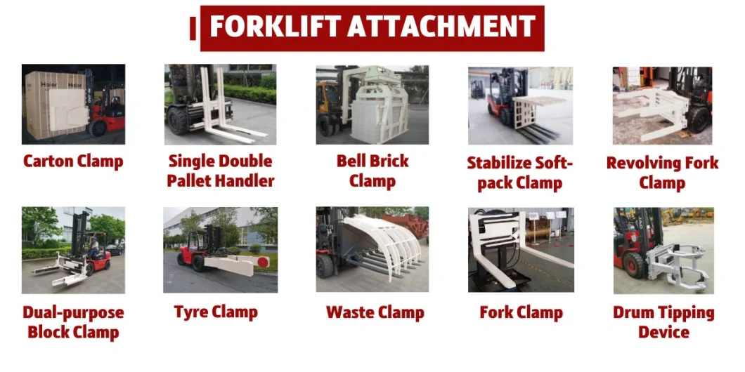 OEM Forklift Attachment Bar Arm Clamps for Customizable Forkfocus Fork Lift Attachments