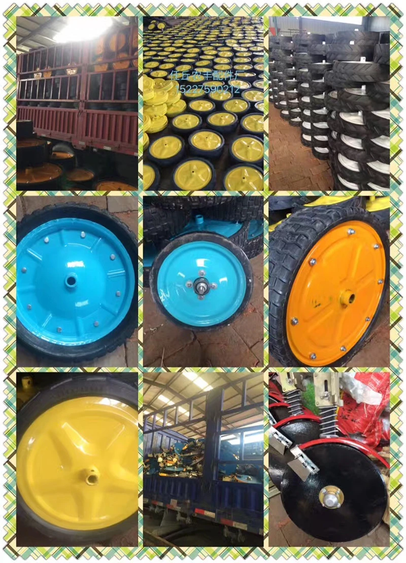 Agricultural Planter Accessories Small Solid Rubber Tires Wheels and Wheels