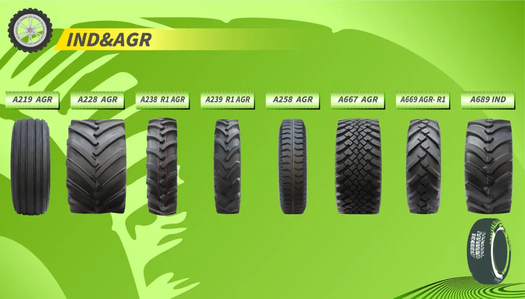 Wear Resistant 6.50-10, 205X8.5-8, 28X9-15 Inudstrial Tyres for Forklifts