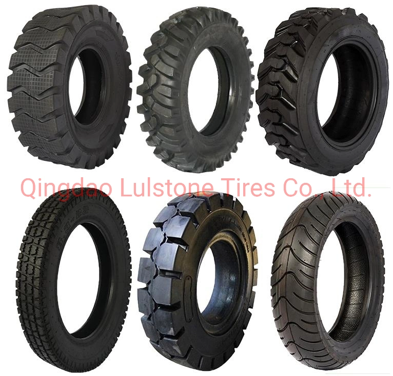 6.00-9 600-9 Forklift Tires Supplier 6.00-9 Solid Pneumatic Tire Rim Size 4 Forklift Tires 600-9