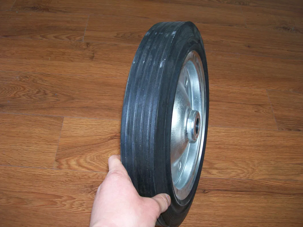 CE Good Quality Metal Rim Durable Pneumatic Rubber Wheel for Wheelbarrow (4.00-8)
