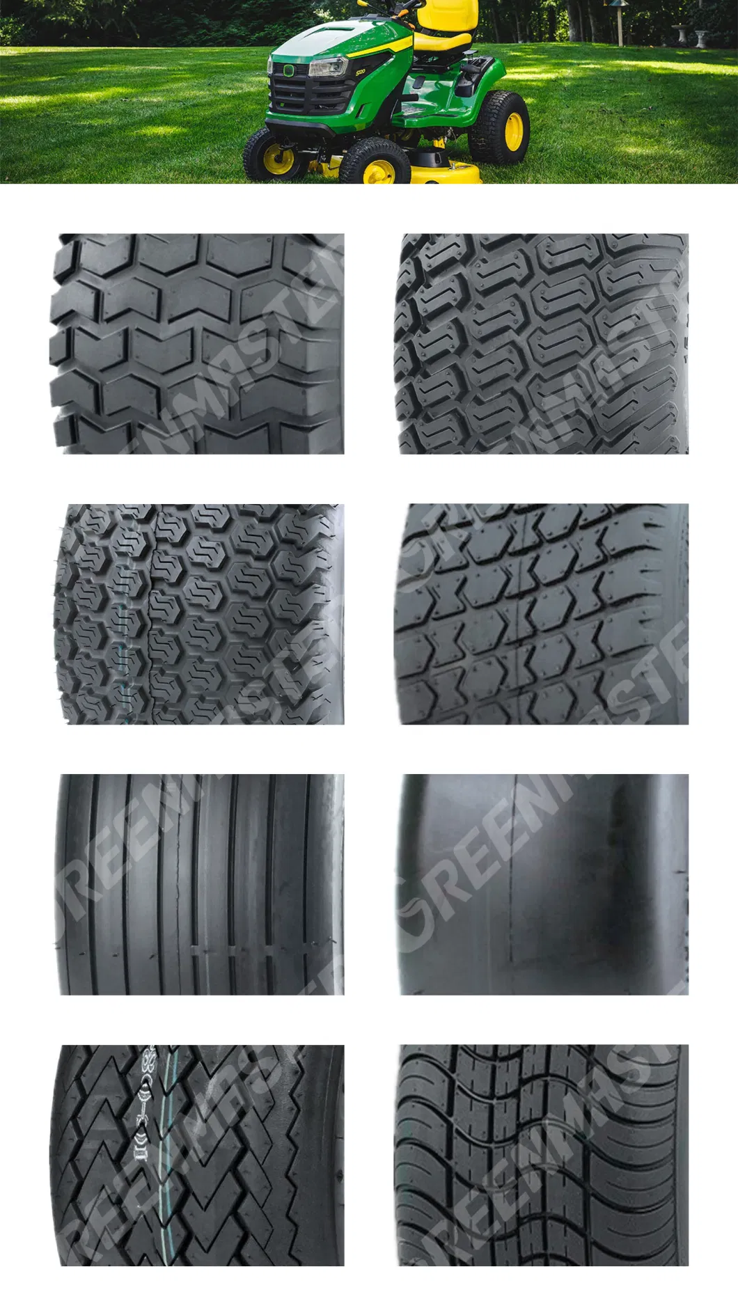 7.50-16 26X12.00-16 31X9.50-16 31X13.50-16 31X15.50-16 Best Lawn and Garden Mower Tire, Turf Grass Cutter Tires, Garden Implement Tractor Tyre with Wheel Rim