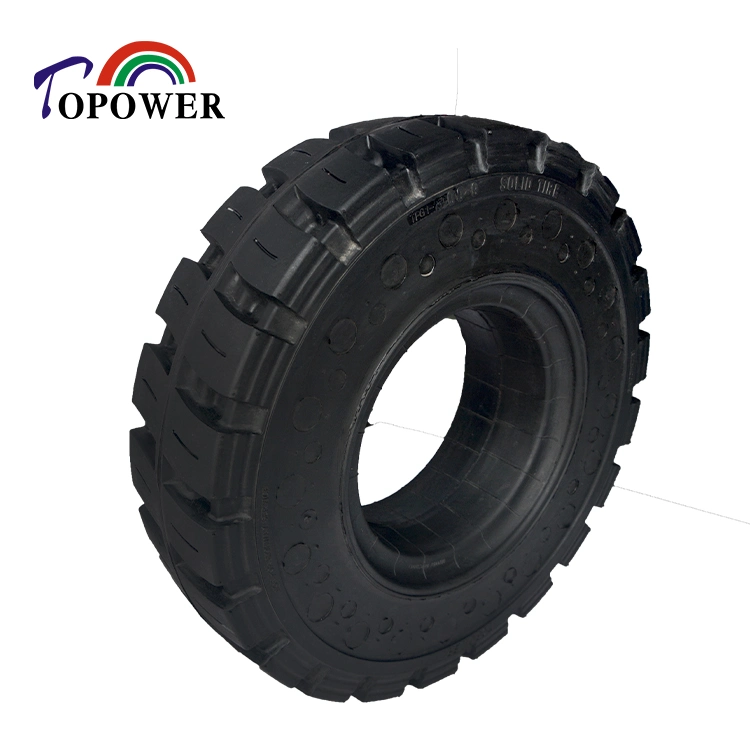 Higher Load Capacity Strong Puncture-Free Capacity Wear Resisting Forklift Solid Tire Industrial Forklift Tire Solid Resilient Tire (6.00-9)