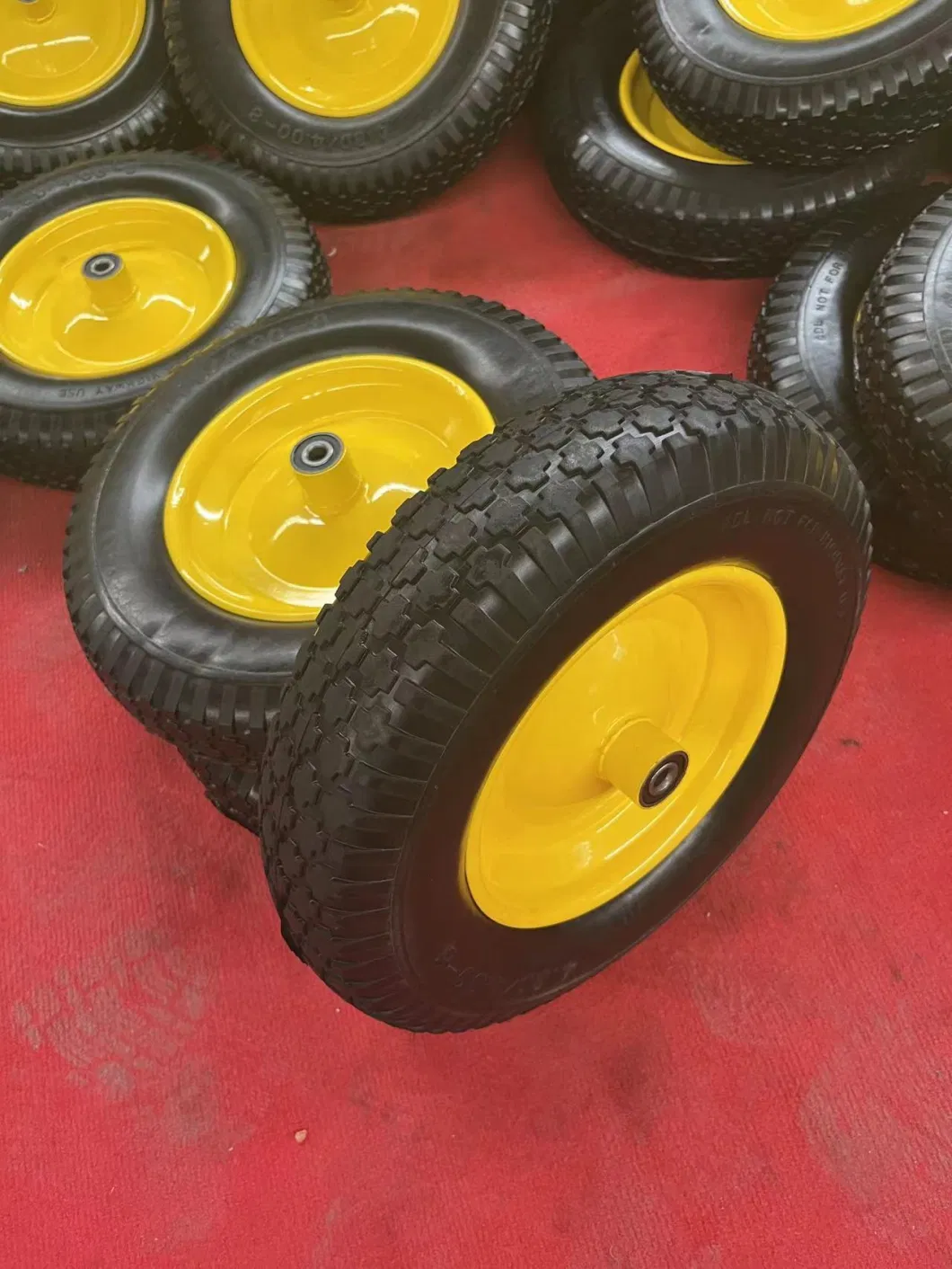 16inch Wheelbarrow PU Foam Wheel 4.00-8 with Steel Rim