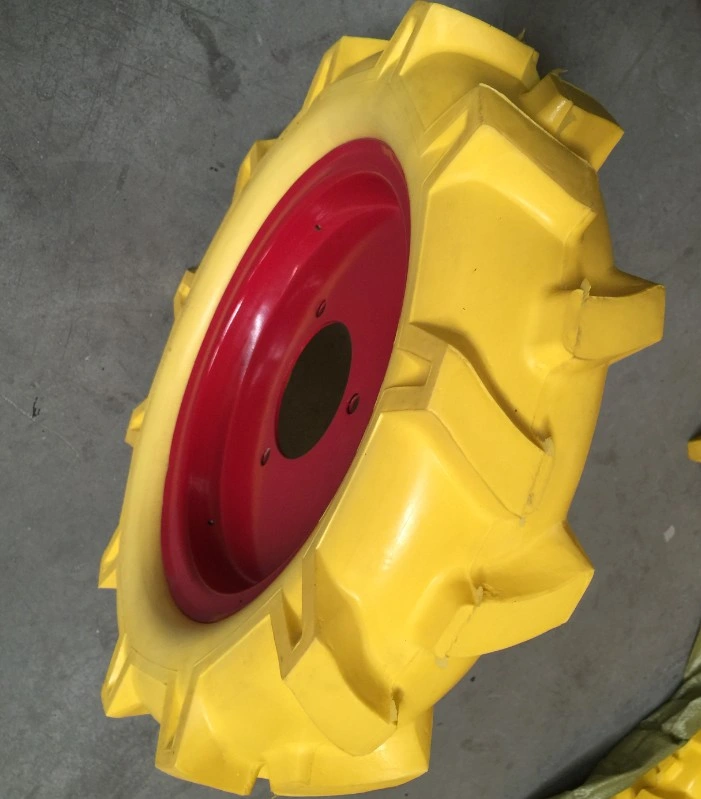 Agricultural Pattern 16 Inch 4.00-8 PU Polyurethane Solid Foam Wheel 4.00X8