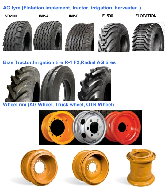 Flotation Wheel Rim (20.00X22.5 20.00X26.5) for Farm Trailer Tyre