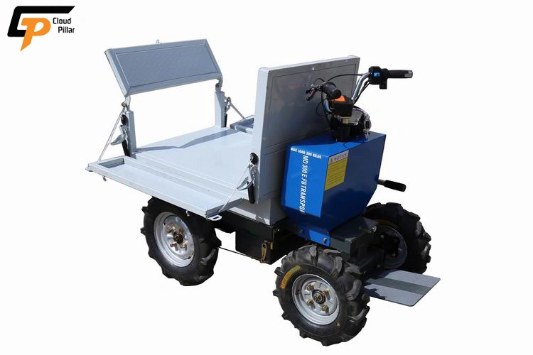 China Manufacturer Electric Power Battery Folding Steel Concrete Block Wheel Dumper Wheelbarrows Prices Brazil Russia Libya Fiji