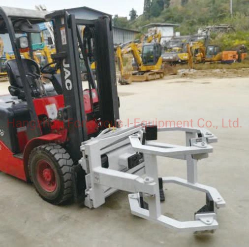 OEM Forklift Drum Tipping Device Attachments Forkfocus Forklifts Customizable Extensions