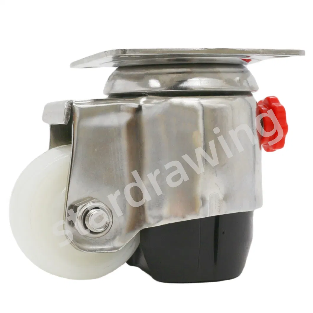 Stardrawing Stainless Steel Heavy Duty Leveling Feet Caster Wheel