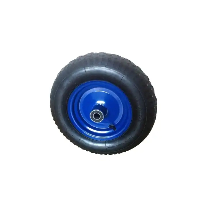 10inch 3.50-4 Wheelbarrow Tyre Trolley Wheels 3.50-4 Tyre Wheel Puncture Proof Solid Wheelbarrow Cart Tire