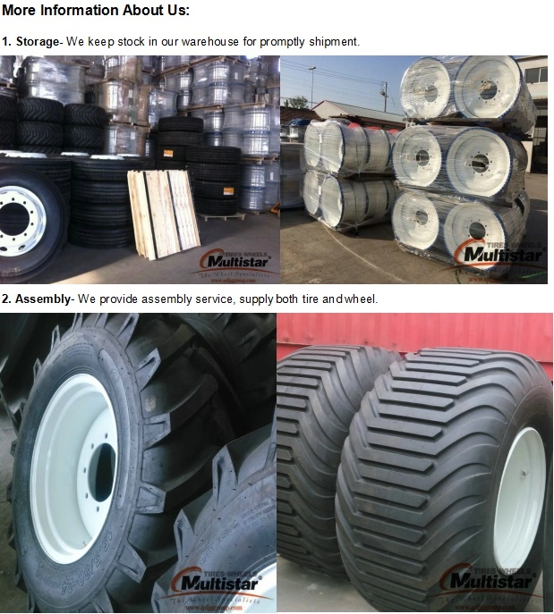 Agricultural Tyre Mobile Grain Bins Assembly Farm Tyres and Wheel Flotation Tyre