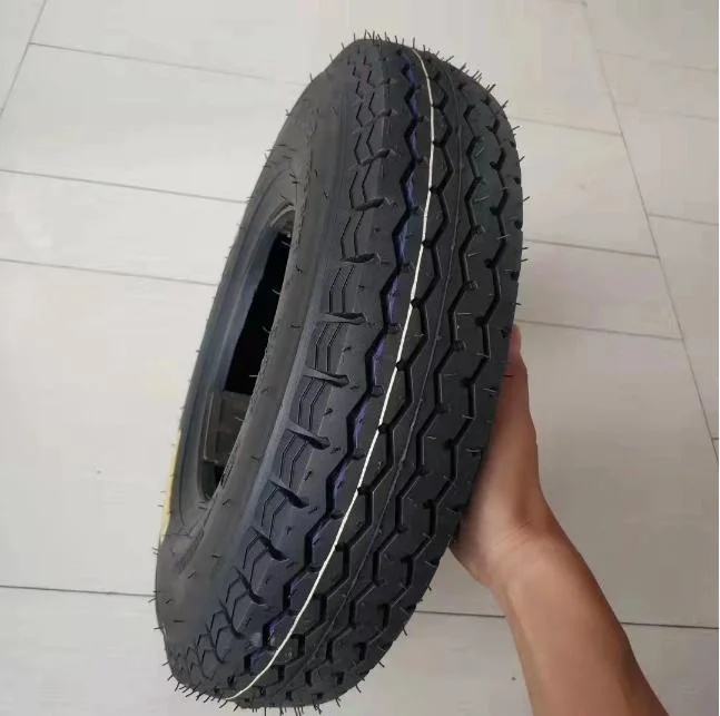Motorcycle Parts Front and Rear Diamond Stud Trailer Tires High Speed Rated Tubeless Tyre 4.00-8 4.80-8