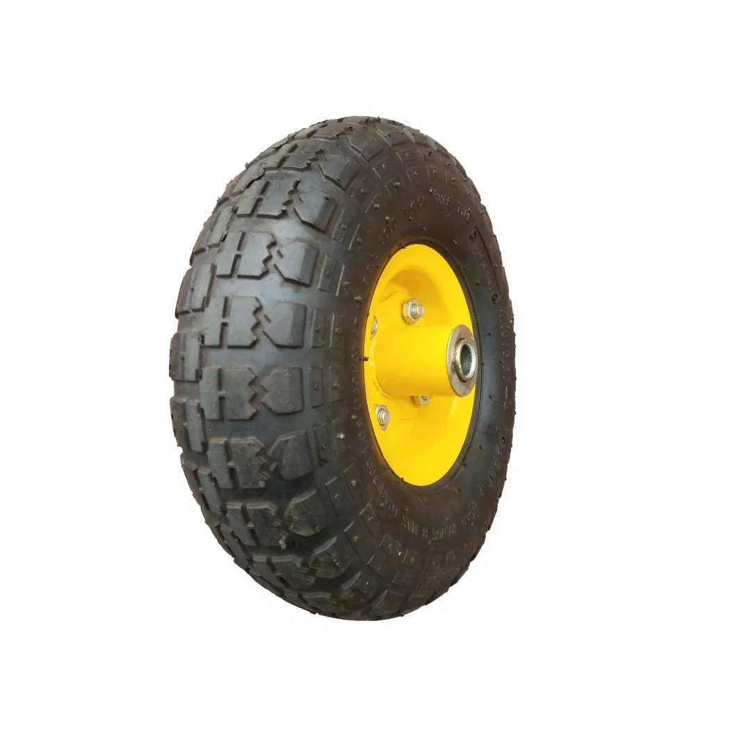 Cart 4.10/3.5-4 Rubber Pneumatic Tire Wheel