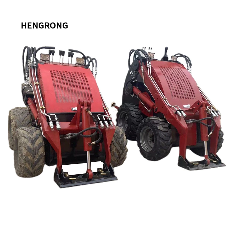 Skid Steer Loader Agricultural Machinery 23HP Small Mini Loader Wheel with Multi-Kind Accessories