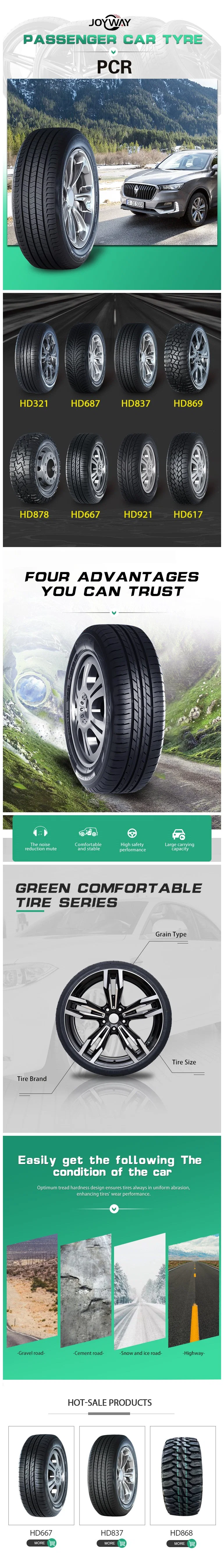 Top Tire Brands SUV 4X4 Vehicle All Mud Terrain Haida/Centara Wholesale PCR Tires Passenger Car Tyre Winter Tire 205/55r16 205/60r16 215/60r16 215/55r17