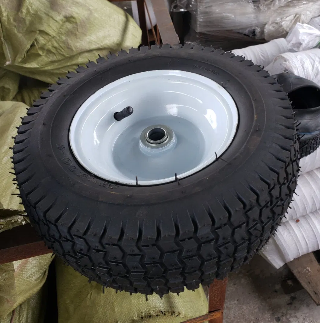 10X3.3 Inch Semi Pneumatic Rubber Wheel