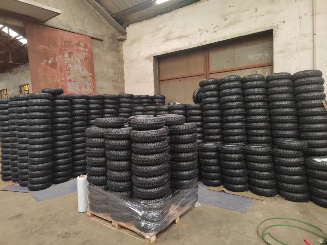 4.80/4.00-8 Wheelbarrow Pneumatic Wheel Rubber Tire and Tube