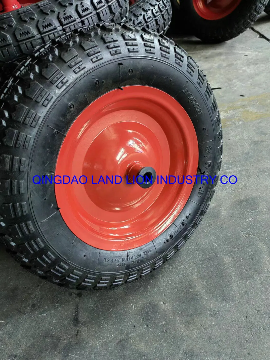 Factory Directly Supply with Roll Bearings Rubber Wheel3.50-8, 4.00-8