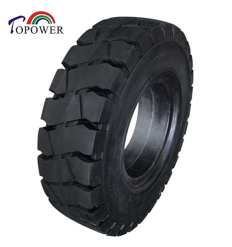 Port Steel Mill Truck 12.00-20 Solid Tire Abrasion Resistance Maintenance-Free