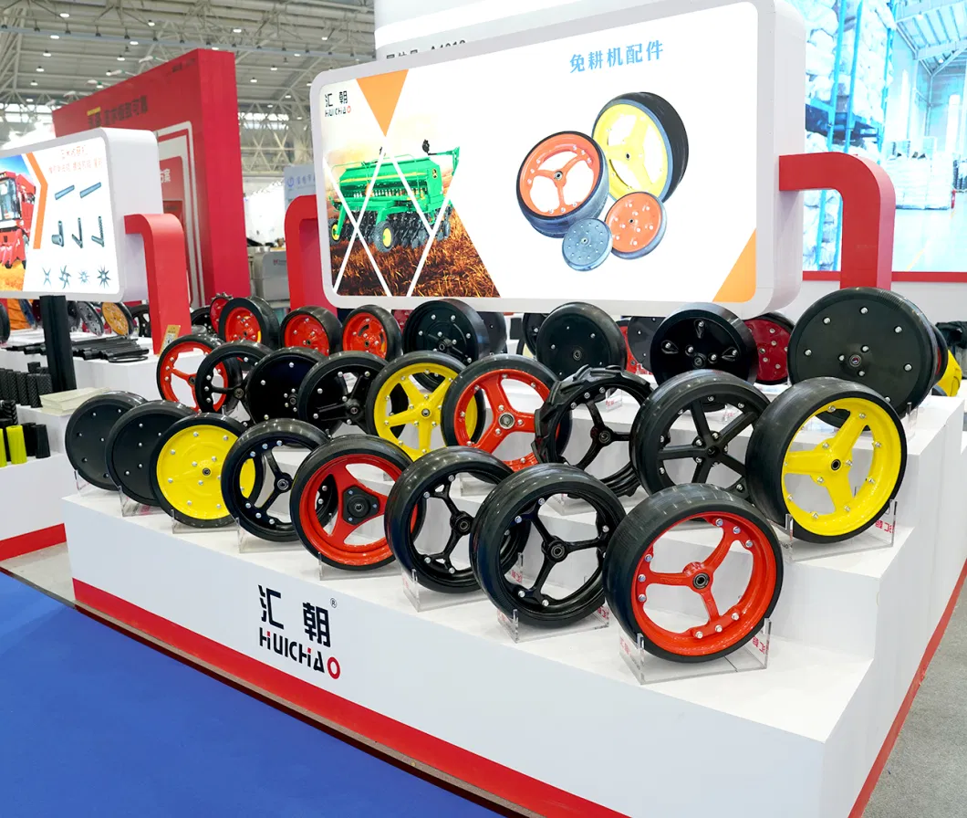 16X3 Inch Semi Pneumatic Rubber Tire Plastic and Steel Half Rim 3X16 Seeder Gauge Wheel