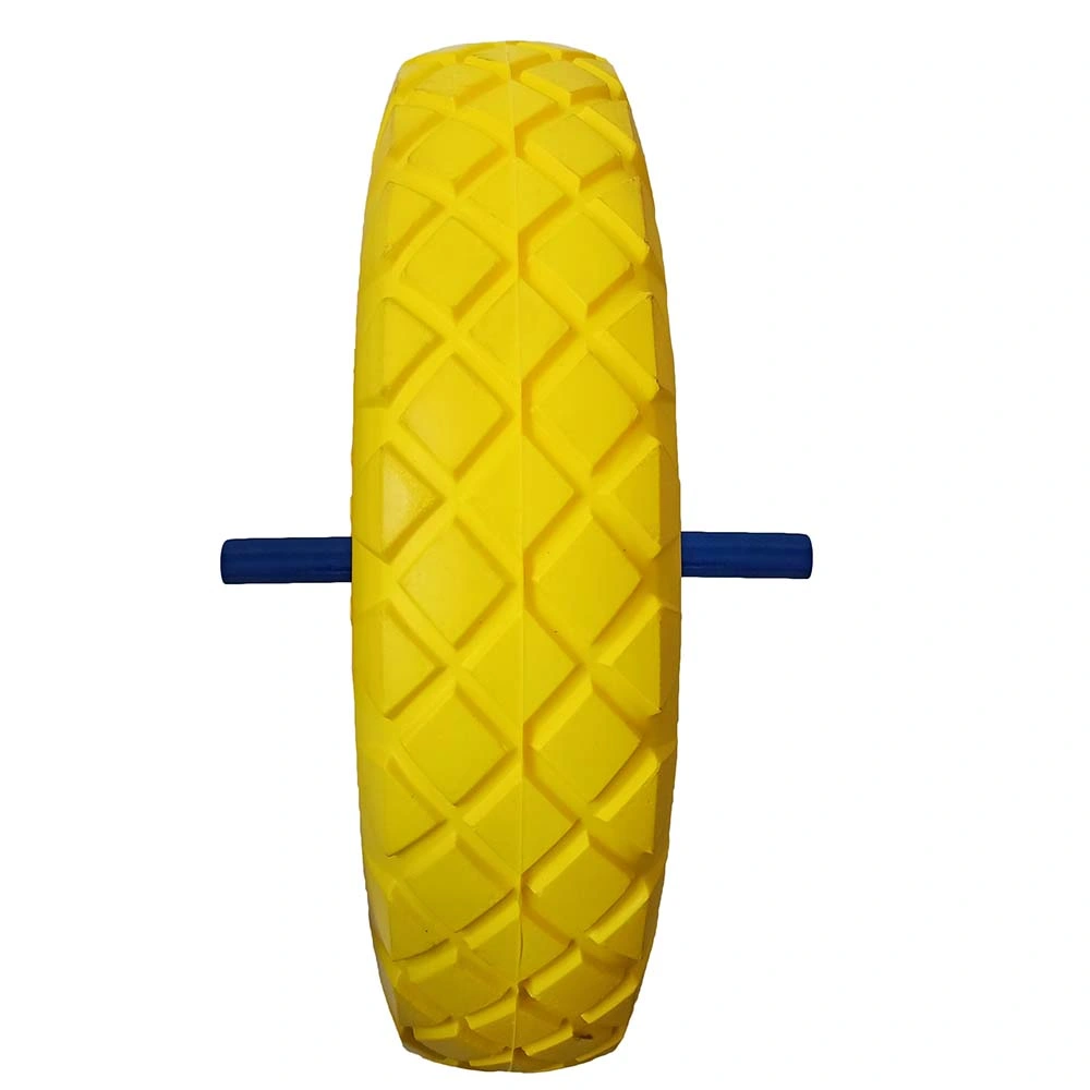 16&quot; 4.80/4.00-8 Flat Free Solid Polyurethane Tire for Wheelbarrow