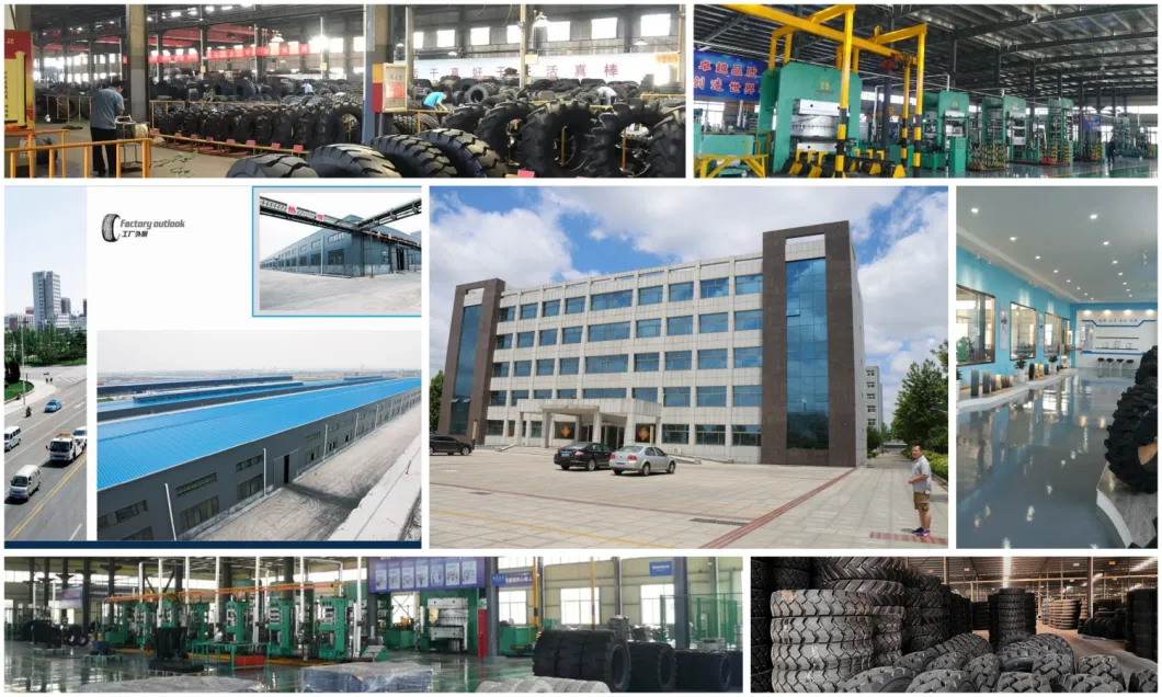 China Industial Rubber Pneumatic Tyre Forklift Solid Tires for Forklift Trailer Spare Parts 6.00-9 Forklift Tyre