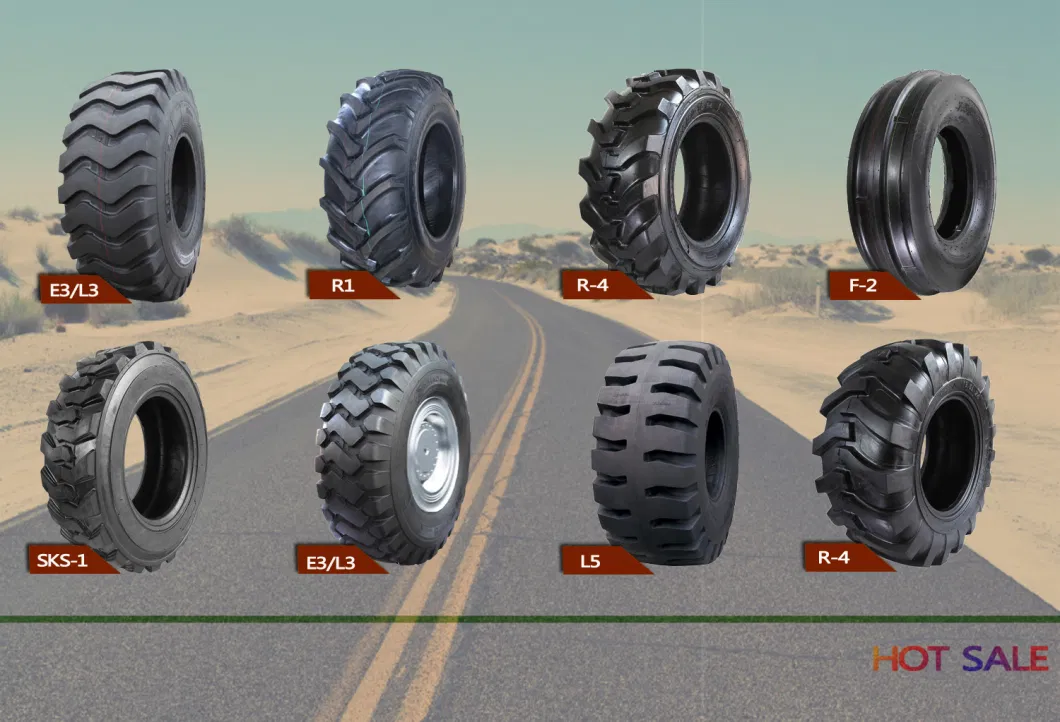 Taihao Factory Bias Belted Wheel Loader Grader Earthmover L5 OTR Tyre (17.5-25, 20.5-25, 23.5-25, 26.5-25)