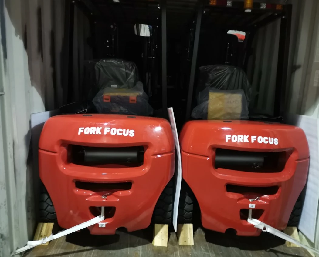 Forklift Forkfocus 3.5 Ton Diesel Forklift with Yanmar Engine Work in Chemical and Energy Industry