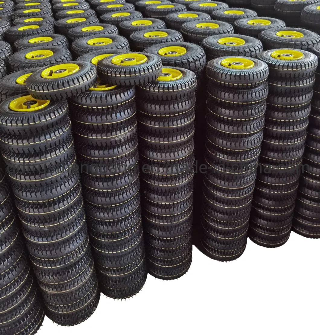 Manufacturer Sale Polyurethane Solid Rubber Wheels 8 Inch PU Foam Filled Tires for Wheelbarrow 2.80/2.50-4