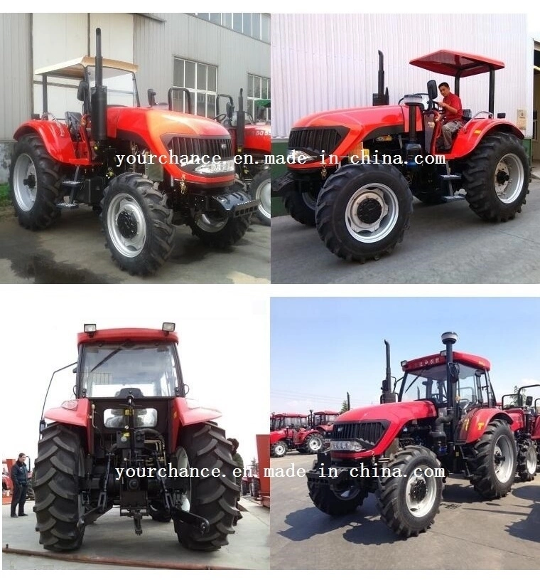 2021 Hot Selling Agricultural Machinery Dq1004 100HP Strong Power 6 Cylinder Engine Big Tire Front 13.6-24 Rear 18.4-30 Heavy Duty Durable Wheel Farm Tractor