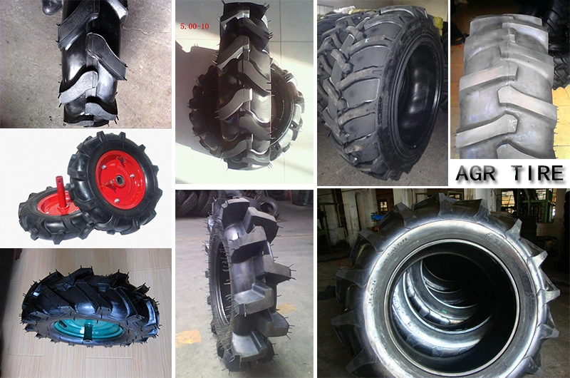 Mini Rubber Farm Tractor Tires with Rims 3.50-6 (4PR)