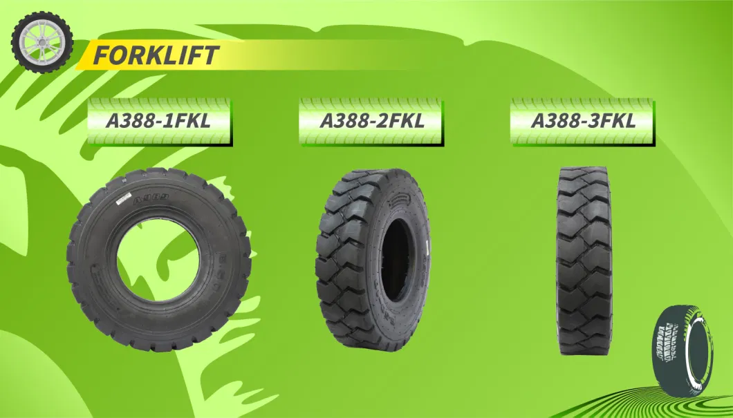 Wear Resistant 6.50-10, 205X8.5-8, 28X9-15 Inudstrial Tyres for Forklifts